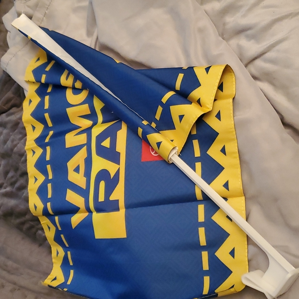 2 new car flags Vamos Rams - Picture 2 of 6